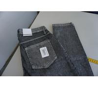 MAC Donna Skinny Diamante Jeans Pantaloni Stretch Gr.36 W26 L32 Silver Shiny Blu