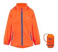 Mac in a Sac Mini Origin II - Packable Waterproof Jacket, Giacca impermeabile Unisex - Bambini, Neon Orange, 5-7 Years