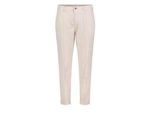 MAC Jeans Chino Turn up Jeans Dritti, Beige (Ivory PPT 208r), 46W Donna