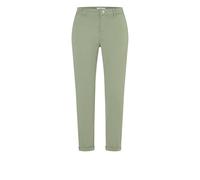 MAC Jeans Pantaloni da donna Chino Turn Up, verde oliva, 34