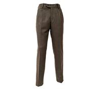Mac Lain Pantalone Classico Lana Due pinces Flanella Made In Italy Tasca America M2204 taglia 60 colore Biscotto