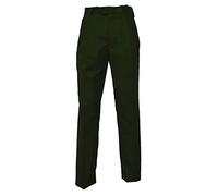 Mac Lain Pantalone Classico Lana Due Pinces Vigogna Made In Italy Tasca America 46 a 62 taglia 48 colore verde