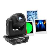 Mac Mah Spot 100 LED Moving Head 100 W Beam DMX con 2 ruote Gobo, prisma e messa a fuoco motorizzata per palcoscenico DJ Event