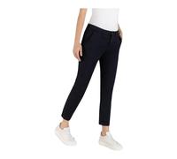MAC - Pantaloni Chino Blu Scuro con Risvolto - - Trousers - Donna - Nero - M