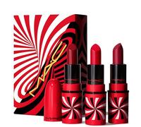 Set Mini Rossetti Crema Opaco MAC Tiny Tricks - Awe-Spicious, Snappy-Go-Lucky, Sleight of Grand - 3x1,8g