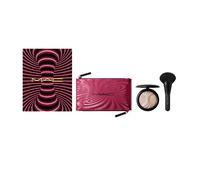 Kit Trick Of The Light Extra Dimension Skinfinish MAC: Trousse per trucchi in tessuto Borgogna