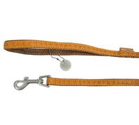 MAC Zolux Leather Guinzaglio per Cane Giallo 25 mm