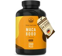 Maca 8000 Gold 200 Capsule vegane Alto dosaggio 24000 mg dose giornaliera