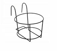 MACA FIORIERA FERRO TONDA CM. 25 NERA