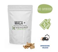 Maca Nera Peruviana + Tribulus Terrestris Muira Puama Damiana Integratore Uomo -