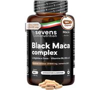Maca Peruviana - 180 Capsule Vegane - Maca Nera Extra Forte 27 600 Mg - Alto Dos