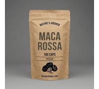Maca Peruviana Rossa Bio Cruda Tonico per Energia Resistenza Equilibrio 100 caps