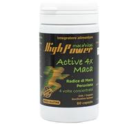 Maca Vital High Power Active 4X - Integratore Alimentare Organico, Tonico ed Energizzante per Stanchezza Fisica e Mentale - 60 Capsule - Non OGM e Senza Glutine