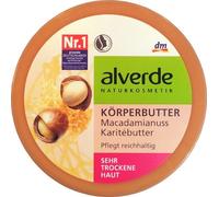 Macadamia di Alverde e burro del corpo di karite per tutti i tipi di pelle incluso pelle secca e sensibile bío 200ml