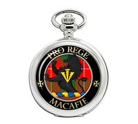 Macafie - Orologio da tasca con stemma del clan scozzese