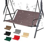 MACAGGTNTU Coprisedile Da Giardino Per Dondolo Impermeabile Copertura Protettiva Per Dondolo Da Giardino 600d Oxford Rivestimento Per Sedili Del Dondolo Hollywood(Brown,39.4x18.1x19.3 in)