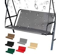 MACAGGTNTU Coprisedile Da Giardino Per Dondolo Impermeabile Copertura Protettiva Per Dondolo Da Giardino 600d Oxford Rivestimento Per Sedili Del Dondolo Hollywood(Gray,45.3x18.9x18.9 in)