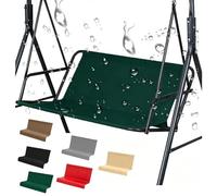 MACAGGTNTU Coprisedile Da Giardino Per Dondolo Impermeabile Copertura Protettiva Per Dondolo Da Giardino 600d Oxford Rivestimento Per Sedili Del Dondolo Hollywood(Green,62.2x21.3x21.3 in)