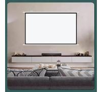 MACAGGTNTU Schermo Per Proiettore 30" 40" 50" 60" 72" Abbassamento Manuale Schermo Di Proiezione Muro Telo Proiettore Schermo Cinematografico(16:9,60inch)