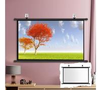 MACAGGTNTU Schermo Proiettore Avvolgibile Schermo Di Proiezione Manuale Schermo Per Film Da Parete Montabile 30 40 50 60 72 Pollici Schermo Per Videoproiettore(50 Inch (4:3))