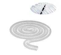 MACAGGTNTU Tubo Flessibile Per Rimozione De Polvere In PVC, Diametro 30 50 70 80 100mm Lunghezza 4 5 6 7 8 10m Tubo Di Aspirazione Trasparente Tubo Di Scarico(3m/9.84ft,140mm/5.51in)