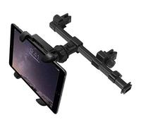 Macally HRMOUNTPRO, supporto per auto poggiatesta, Nero, per tutti i iPad e tablet PCs fino a25 cm di larghezza