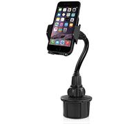Macally MCUPXL supporto portabicchiere per auto con collo di 10 cm flessibile e regolabile per iPhone, smartphone e telefono cellulare