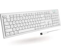 Macally QKEY-US, Tastiera USB-A Extended a 105 Tasti con tastierino numerico per Mac, Layout QWERTY Inglese