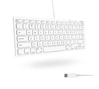 Macally SLIMKEYC tastiera USB Bianco