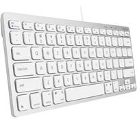 Macally SLIMKEYCA, Compact USB-A Keyboard for Mac, US QWERTY Key cap Layout