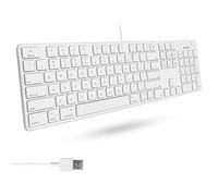 Macally SLIMKEYPRO tastiera USB Bianco