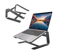 MacAlly Supporto per computer portatile in alluminio per scrivania per casa e ufficio, adatto a tutti i notebook da 10" a 17,3", Apple MacBook 12" 13" Pro Air, Chromebook, Samsung, Acer, HP, Dell