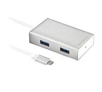 Macally UC3HUB hub di alluminio USB-C 3.1 a 4 porte USB-A