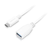 Macally UC3UAF-W adattatore USB-C 3.1 a USB A (femmina) di 15 cm - Bianco