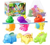 MACALOCA Giocattoli da bagno senza buchi che cambiano colore per bambini da 6 a 12 anni e per bambini da 1 a 3, confezione da 6 giocattoli da vasca senza buchi Giocattoli da bagno Giocattoli d'acqua
