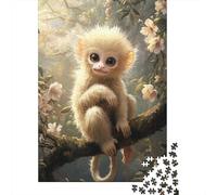 Macaque Monkey Puzzle 1000 Pezzi, Labirinto Creativo, Attività Terapeutica, Complemento D'Interni 1000pcs (75x50cm)