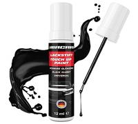 Macari Pennarello per vernice nero lucido da 12 ml, per la riparazione dei graffi, per rimuovere i graffi e la riparazione di pietre. RAL 9005