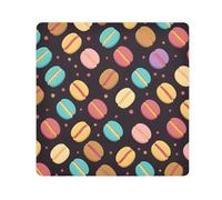 Macaron-2 panno per fotocamera, quadrati, panno autoadesivo magico per obiettivo della fotocamera, protezione antigraffio per obiettivi, borsa per il trucco, 35,1 x 35,1 cm, Multicolore, 13.8x13.8in,