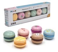 Macaron di legno PolarB Viga - set per pasticceria dei bambini