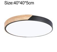 Macaron in legno LED Lampada da soffitto rotonda, dimming a forma di impianti, d