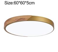 Macaron in legno LED Lampada da soffitto rotonda, Dimming Stepless, Dimensione: