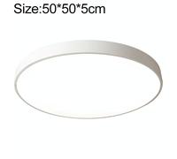Macaron LED Lampada da soffitto rotonda, luce bianca, dimensioni: 50 cm (bianco)