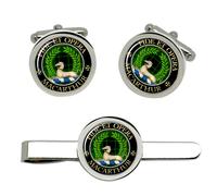 Macarthur Moderno Clan Scozzese Gemelli E Fermacravatta Set