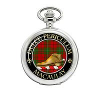 Macaulay - Orologio da tasca con stemma del clan scozzese