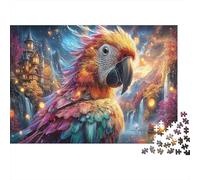 MacawPuzzle 1000 Pezzi Cartone Spesso Tempo Libero Fortezza della Valle Stream Miglioramento Memoria Anziani, Legame Familiare, Regalo Natale 52x38cm/1000pcs