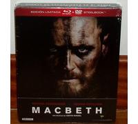 Macbeth Edizione Limitata Steelbook Blu-Ray+DVD Nuovo Sigillato Azione R2