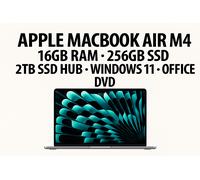 Apple MacBook Air M3/8GB RAM+256GB SSD/2TB HDMI SSD Hub/Windows 11+Office+Stand