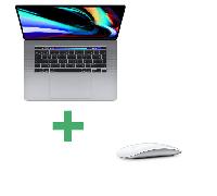 MacBook Pro Touch Bar i9 (2019) 16 , 2,3 Ghz 1 TB SSD 16 GB Intel UHD Graphics 630 e AMD Radeon Pro 5600M, Grigio Siderale - AZERTY FR - Magic Mouse 2 Bianco Incluso- Ricondizionato - Buono stato