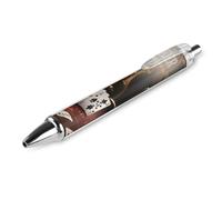 maccbn 1 penna a sfera retrattile da 0,5 mm con inchiostro nero liquido liscio, penna roller per torneo di poker, con impugnatura ergonomica e confortevole, ad asciugatura rapida e senza sbavature