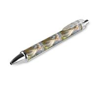 maccbn 1 penna a sfera retrattile da 0,5 mm, inchiostro nero liscio, inchiostro nero agnello, con impugnatura ergonomica, ad asciugatura rapida e senza sbavature, ricaricabile, per ufficio per